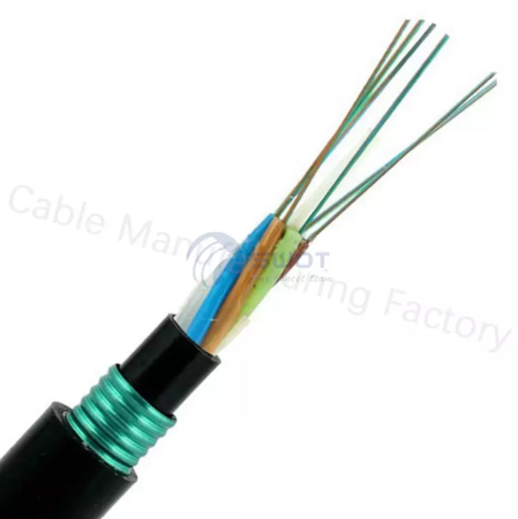 Outdoor Armored Fiber Optic Cable GYFTY53